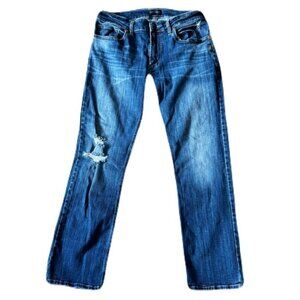 Silver Jeans 32 x 30 Medium Wash Allen Straight Leg